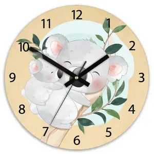 Detské nástenné hodiny Ami Koala 30 cm viacfarebné II vyobraziť
