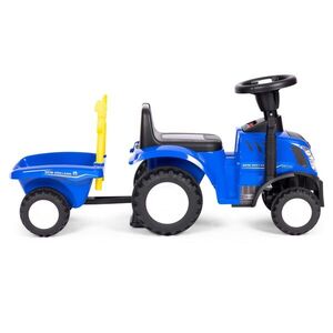 Detské odrážadlo TRAKTOR s vozíkom modré vyobraziť