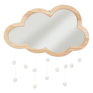 Detské zrkadlo CLOUD hnedé vyobraziť