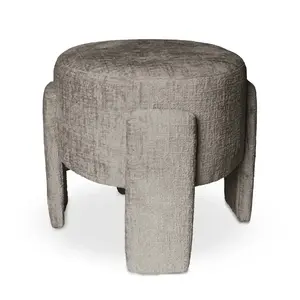 Dizajnový taburet Osaka 42 cm taupe vyobraziť