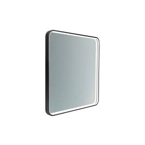 Dotykové nástenné zrkadlo s LED osvetlením VEGA 60x65 cm čierne vyobraziť