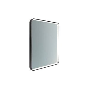 Dotykové nástenné zrkadlo s LED osvetlením VEGA 65x80 cm čierne vyobraziť
