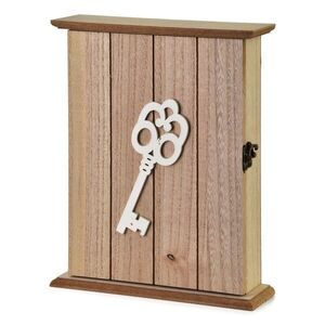 Drevená skrinka na kľúče STACY Key 20x6x24, 5 cm hnedá vyobraziť