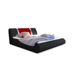 Dvojlôžková posteľ Flavio 140x200 eko koža Soft 11 čierna/Soft - výber z 9 prevedení vyobraziť