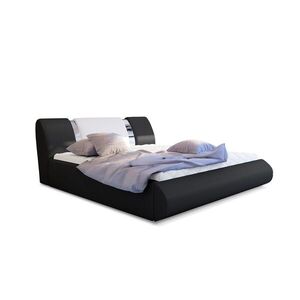 Dvojlôžková posteľ Flavio 140x200 eko koža Soft 11 čierna/Soft - výber z 9 prevedení vyobraziť