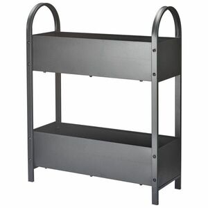 Dvojposchodový kovový kvetináč Urban 75 cm sivý vyobraziť