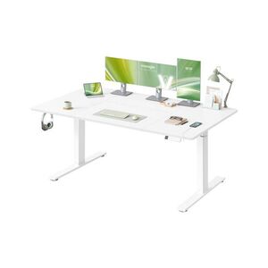 Elektricky nastaviteľný písací stôl Vasagle Kory 160 cm biely vyobraziť
