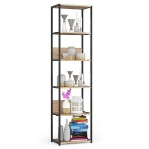 Industriálny regál Lamon 50 cm čierna/dub sonoma vyobraziť