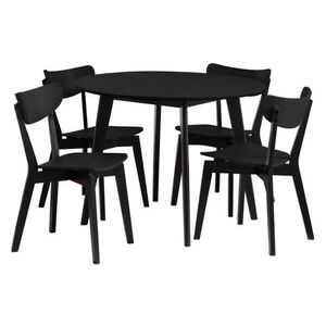 Jedálenská zostava Roxby 105 cm čierna vyobraziť