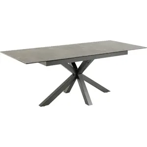 Jedálenský rozkladací stôl Heaven 168/210 cm čierny vyobraziť