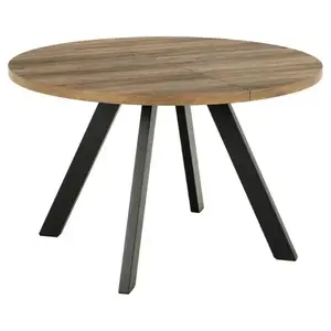 Jedálenský rozkladací stôl Zalida 120/210 cm dub jantárový/čierny vyobraziť