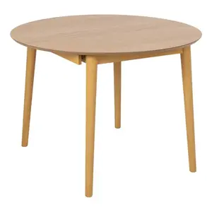 Jedálenský rozťahovací stôl Montreux 115/154 cm z kaučukovníka dub prírodný vyobraziť