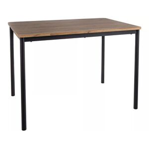 Jedálenský stôl City 110 cm dub artisan/čierny vyobraziť