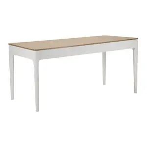 Jedálenský stôl Matera 180 cm biely/hnedý vyobraziť