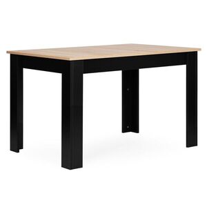 Jedálenský stôl Rascals 120 cm dub sonoma/čierny vyobraziť