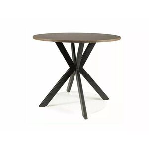 Jedálenský stôl Talia II 90 cm orech/čierny vyobraziť