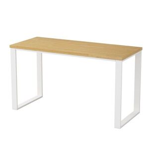 Kancelársky stôl Houseland Nuvia Home 05 140 cm dub/biely vyobraziť