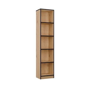 Knižnica R40 40 cm dub Artisan/čierna vyobraziť