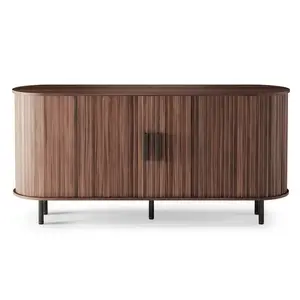 Komoda Gliss 160 cm orech tmavý vyobraziť