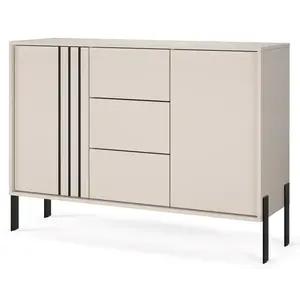 Komoda Nexa 120 cm čierna/kašmír vyobraziť