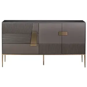Komoda Stilig ST102 160 cm grafit/zlatá vyobraziť