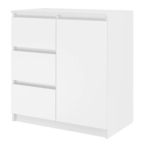 Komoda SZUFA 80 cm biela vyobraziť