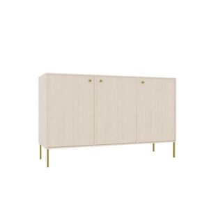 Komoda Tilina 3D 125 cm béžová/zlatá vyobraziť