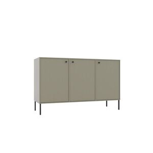 Komoda Tilina 3D 125 cm eukalyptus/čierna vyobraziť