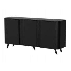 Komoda Volare 3D 151 cm matná čierna vyobraziť