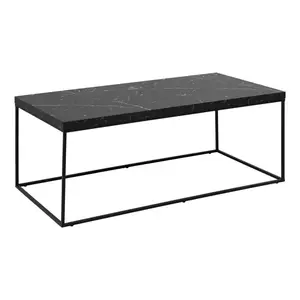 Konferenčný stolík Barossa 110 cm čierny mramor/čierny vyobraziť