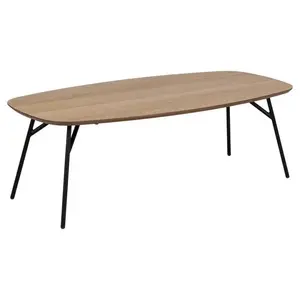 Konferenčný stolík Caracas 120 cm dub olejovaný/čierny vyobraziť