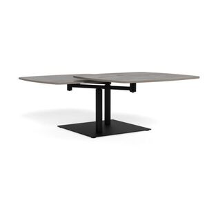 Konferenčný stolík Carballo 122 cm sivý/čierny vyobraziť