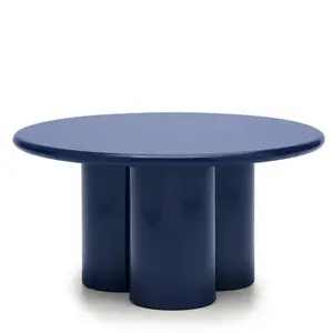 Konferenčný stolík Everett 80 cm modrý vyobraziť