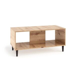 Konferenčný stolík Liva 100 cm dub Artisan/čierny vyobraziť