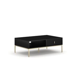 Konferenčný stolík Maggiore 104 cm čierny/zlatý II vyobraziť