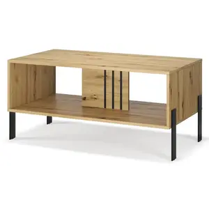 Konferenčný stolík Nexa 100 cm čierny/dub Artisan vyobraziť