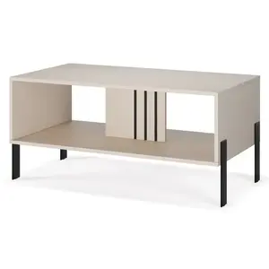 Konferenčný stolík Nexa 100 cm čierny/kašmírový vyobraziť
