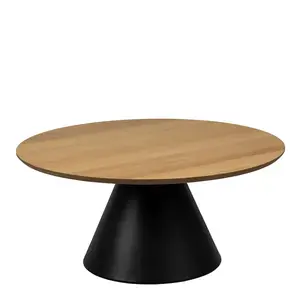 Konferenčný stolík Soli 85 cm čierny/dub prírodný vyobraziť