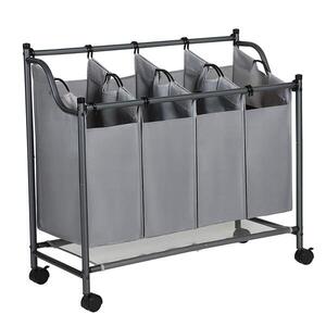 Kôš na bielizeň GERARD 4 x 35 L sivý vyobraziť
