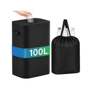 Kôš na fľaše Baggy 100 L čierny vyobraziť