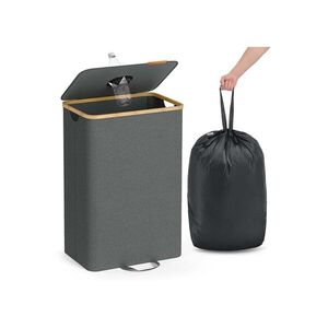 Kôš na PET fľaše Nikodem 95 L sivý vyobraziť
