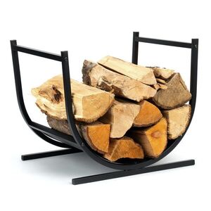Kovový stojan na palivové drevo TURYN čierny vyobraziť