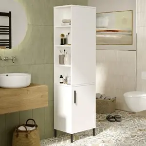 Kúpeľňová skrinka Houseland Vitale 01 biela vyobraziť