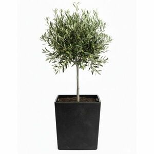 Kvetináč FLORE Betón 41x39, 5x39, 5 cm čierny vyobraziť