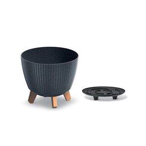 Kvetináč LAMIAL ECO WOOD antracitový vyobraziť