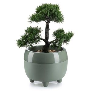 Kvetináč na nožičkách BOTANICA 30x23, 8 cm sivozelený vyobraziť