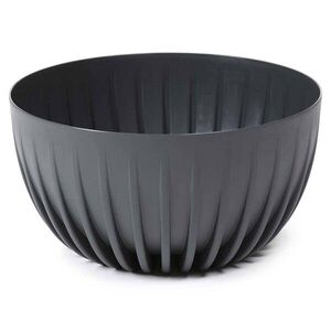 Kvetináč STRIPPED Eco 30x16 cm antracitový vyobraziť