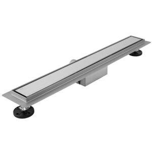 Lineárny odtokový žľab Rea Neox 90 cm strieborný vyobraziť