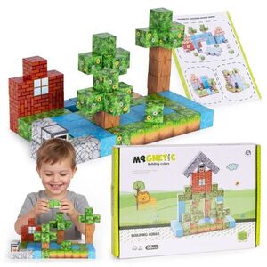 Magnetická stavebnica 88 ks MAGNETIC GARDEN HOUSE viacfarebná vyobraziť