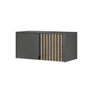 Nástavec na skriňu Nelly 105 cm grafit/dub artisan vyobraziť